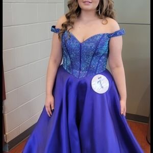 Sherri Hill Royal Blue Size 16